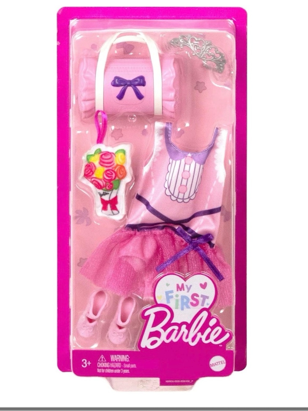 My First Barbie Dance Fashion Pack - Pink Tutu Dress & Accessories nwt